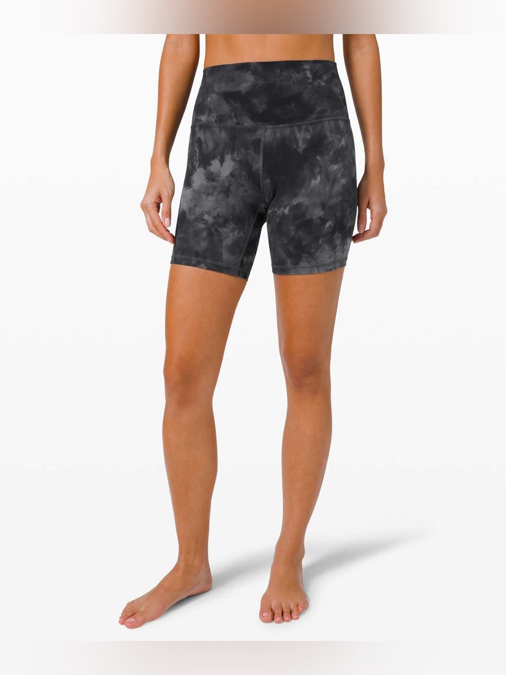 Lululemon Align Short 6” Diamond Dye Pitch Grey Graphite Grey